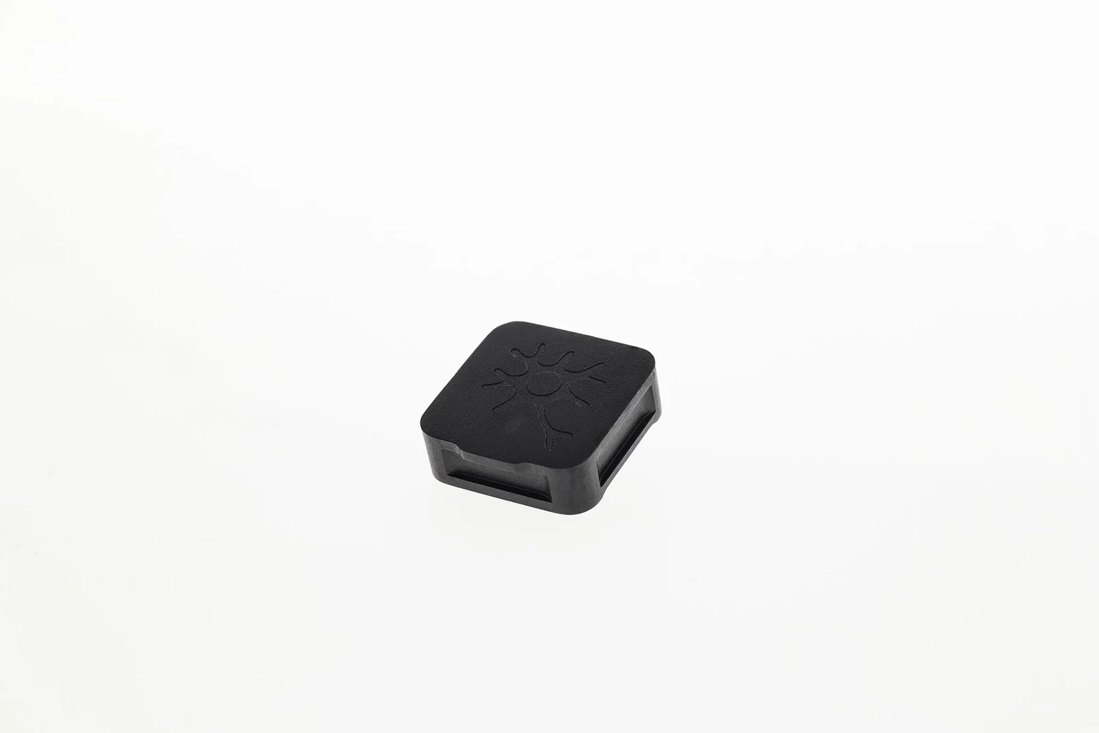 A compact physical IMU package containing gyroscope, accelerometer, and magnetometer sensors.